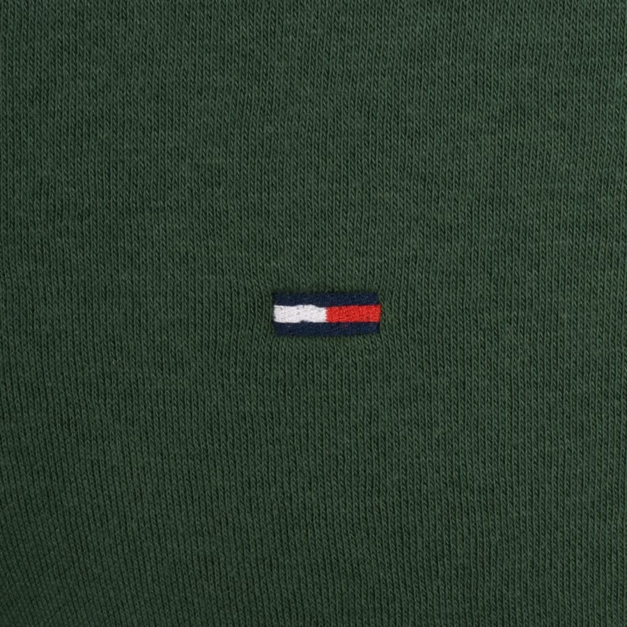 Image number 3 for Tommy Jeans Quarter Zip Sweatshirt Green