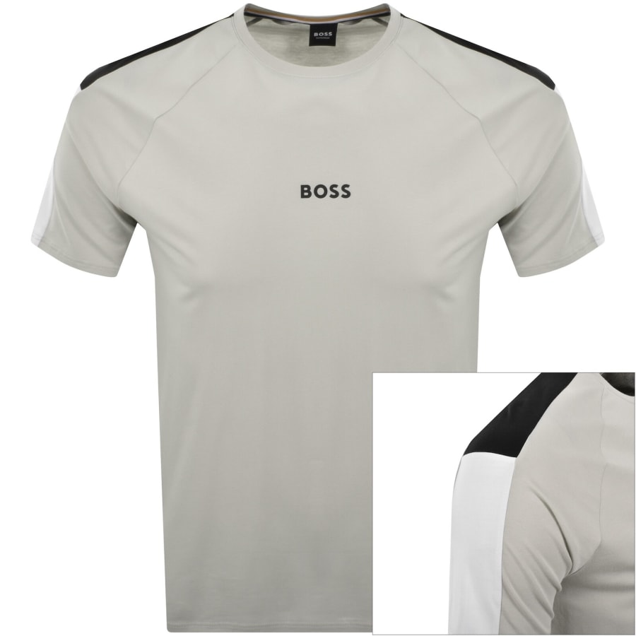 Image number 2 for BOSS Balance T Shirt And Shorts Tracksuit Beige