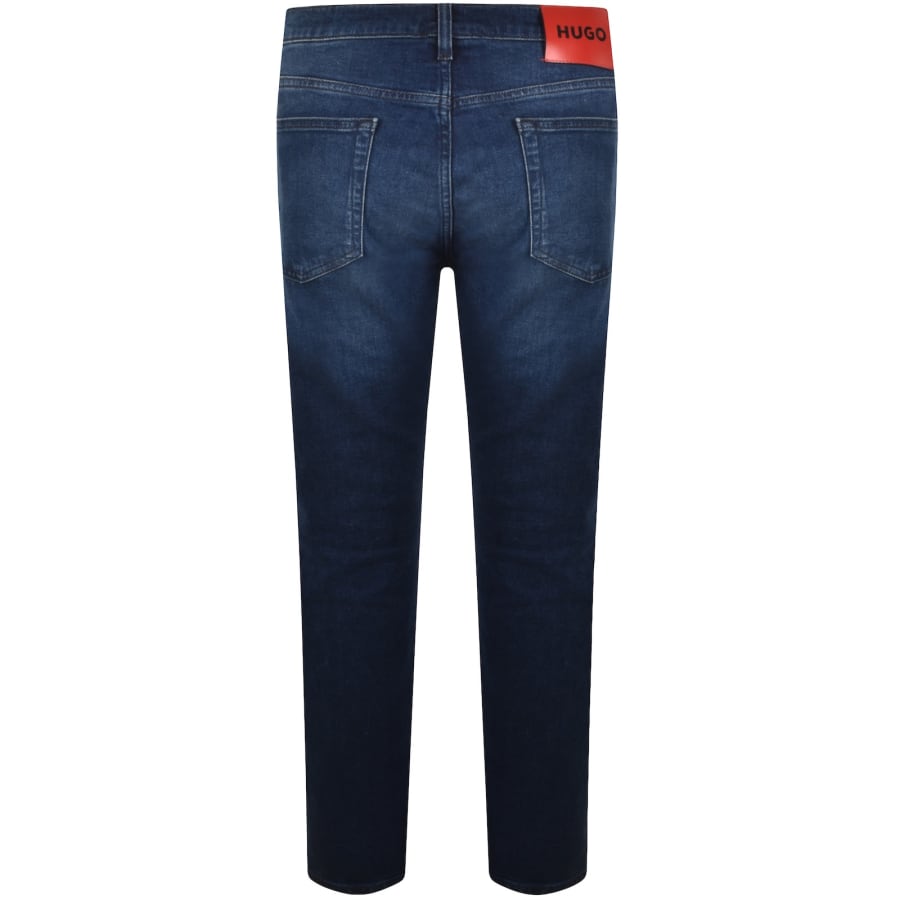 Image number 3 for HUGO 708 Slim Jeans Mid Wash Blue