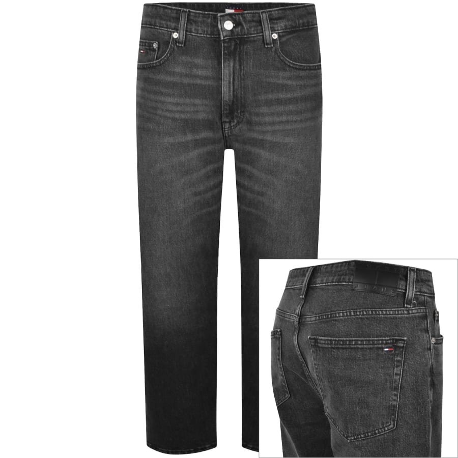 Image number 1 for Tommy Jeans Sonny Regular Tapered Jeans Black