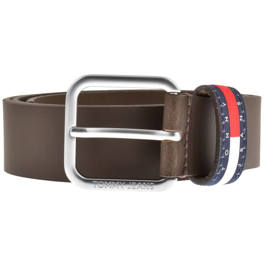 Image number 1 for Tommy Jeans Ryan 3.5 Belt Dark Brown