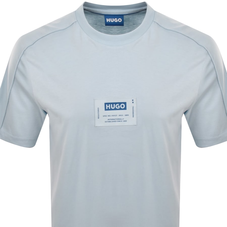 Image number 2 for HUGO Blue Nromo T Shirt Blue