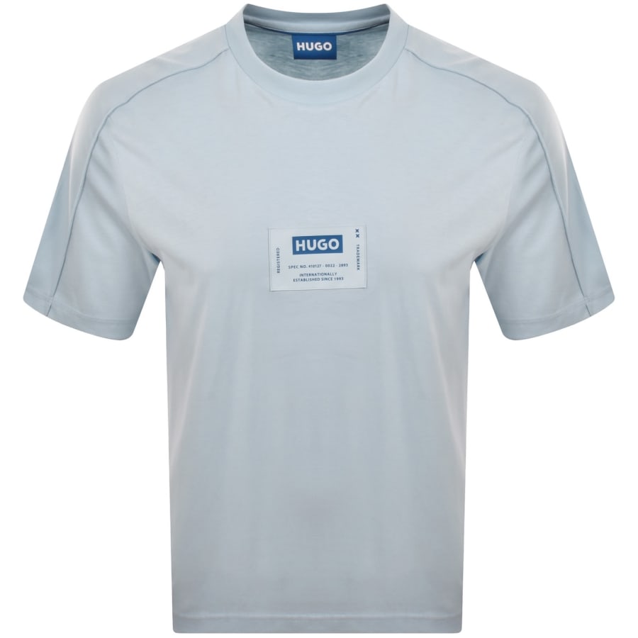 Image number 1 for HUGO Blue Nromo T Shirt Blue