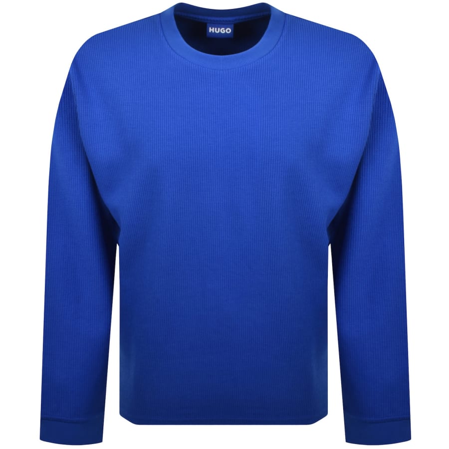 Image number 2 for HUGO Blue Nuwolo Sweatshirt Blue