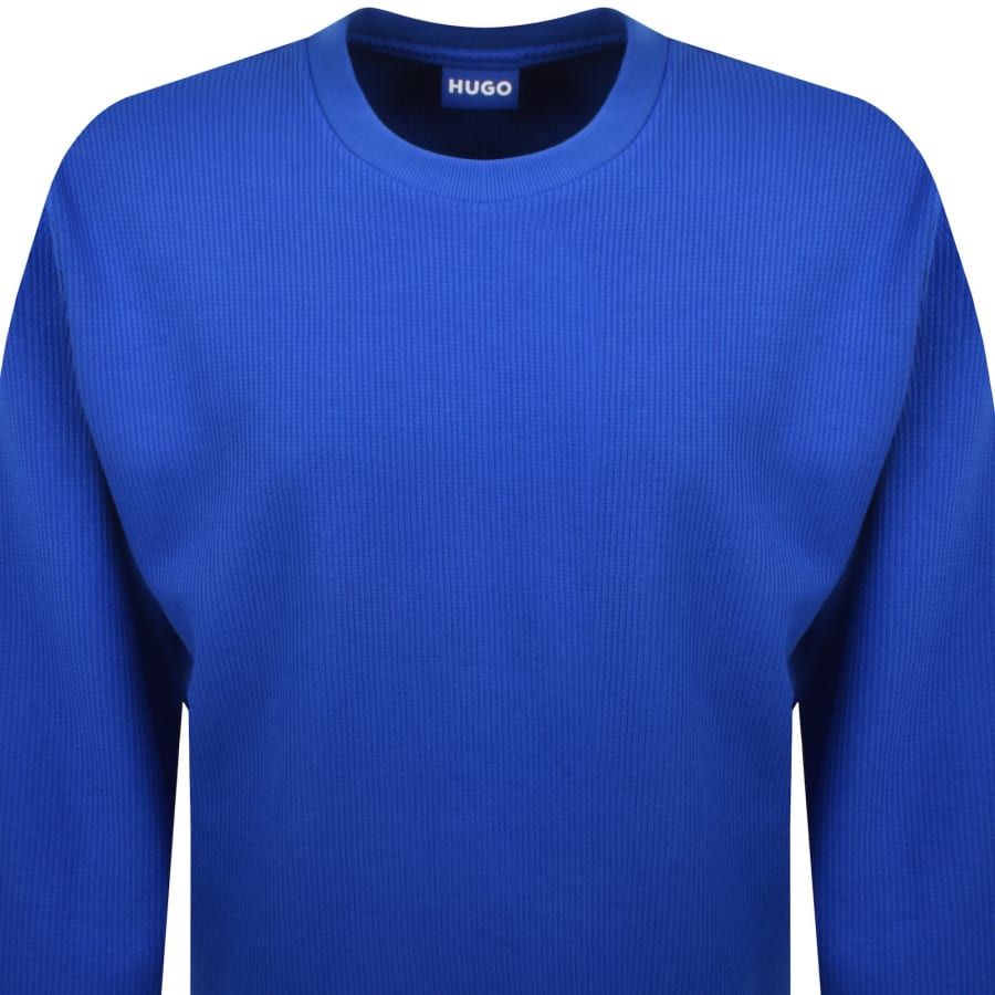 Image number 3 for HUGO Blue Nuwolo Sweatshirt Blue