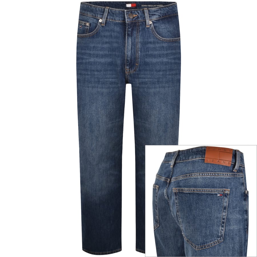 Image number 1 for Tommy Jeans Sonny Regular Tapered Jeans Blue