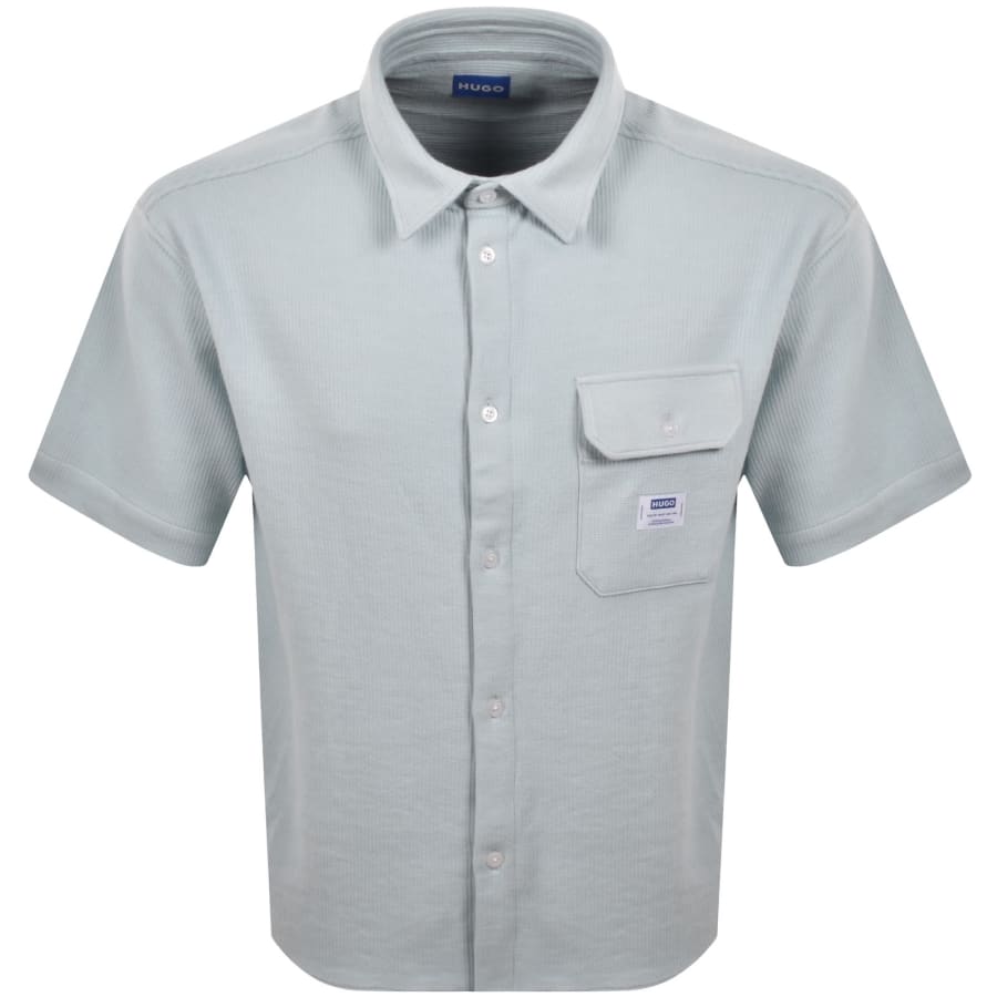 Image number 1 for HUGO Blue Ebaffino Shirt Blue