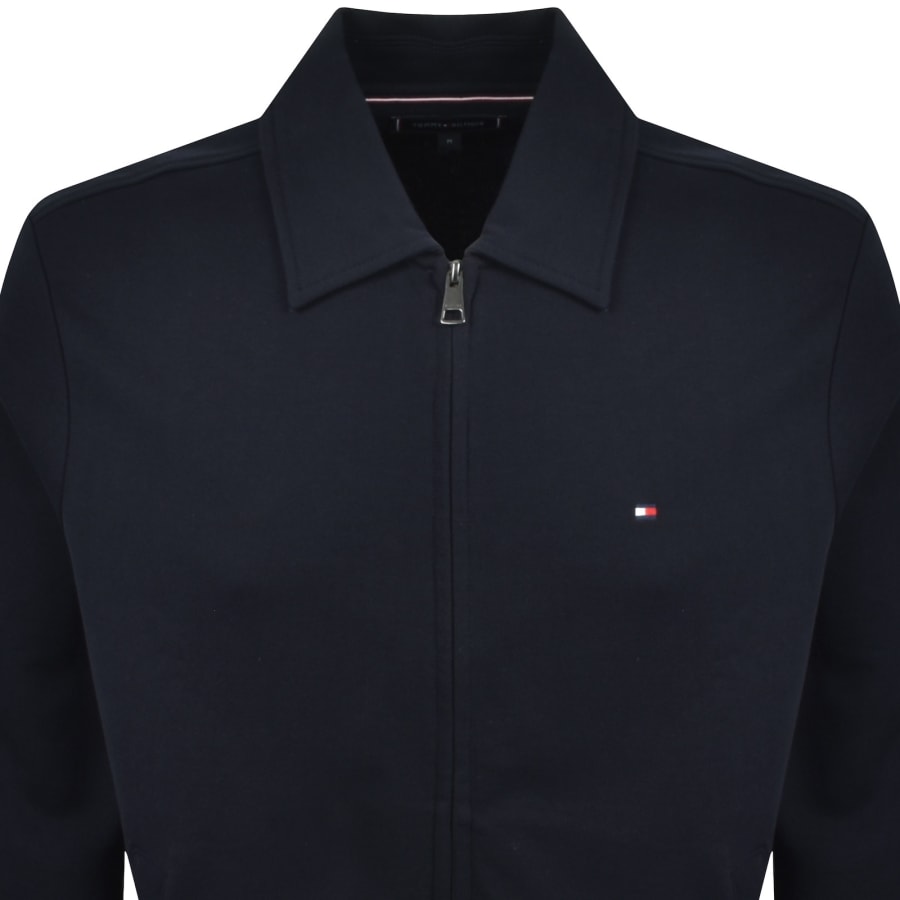 Image number 2 for Tommy Hilfiger Full Zip Sweatshirt Desert Sky Navy