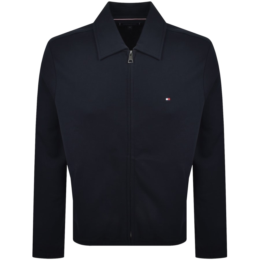Image number 1 for Tommy Hilfiger Full Zip Sweatshirt Desert Sky Navy