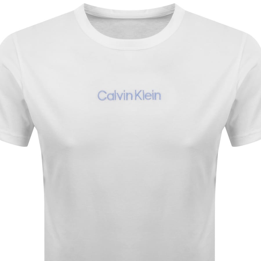 Image number 2 for Calvin Klein Lounge Crew Neck T Shirt White
