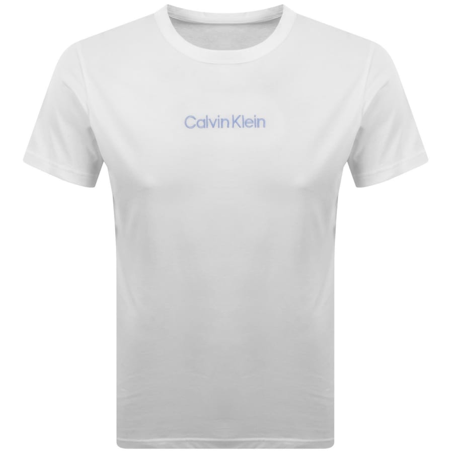Image number 1 for Calvin Klein Lounge Crew Neck T Shirt White