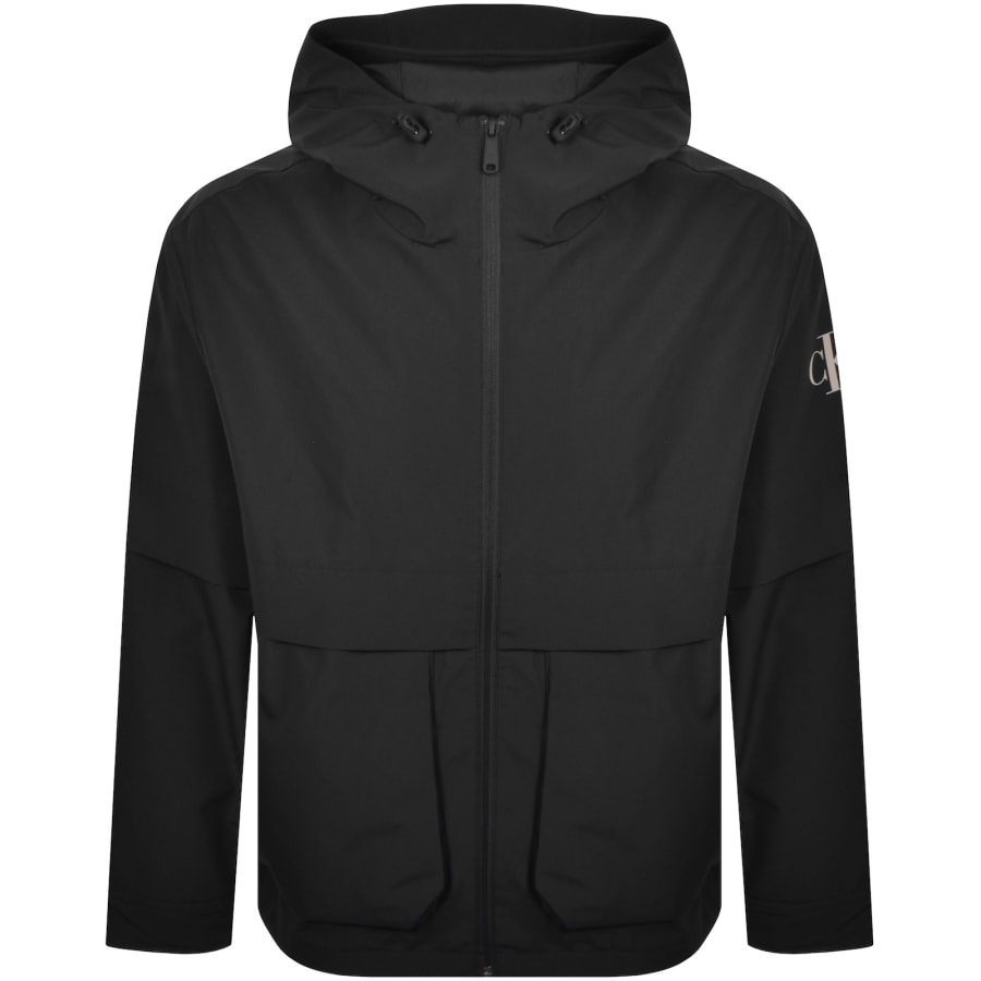 Image number 2 for Calvin Klein Jeans Windbreaker Jacket Black