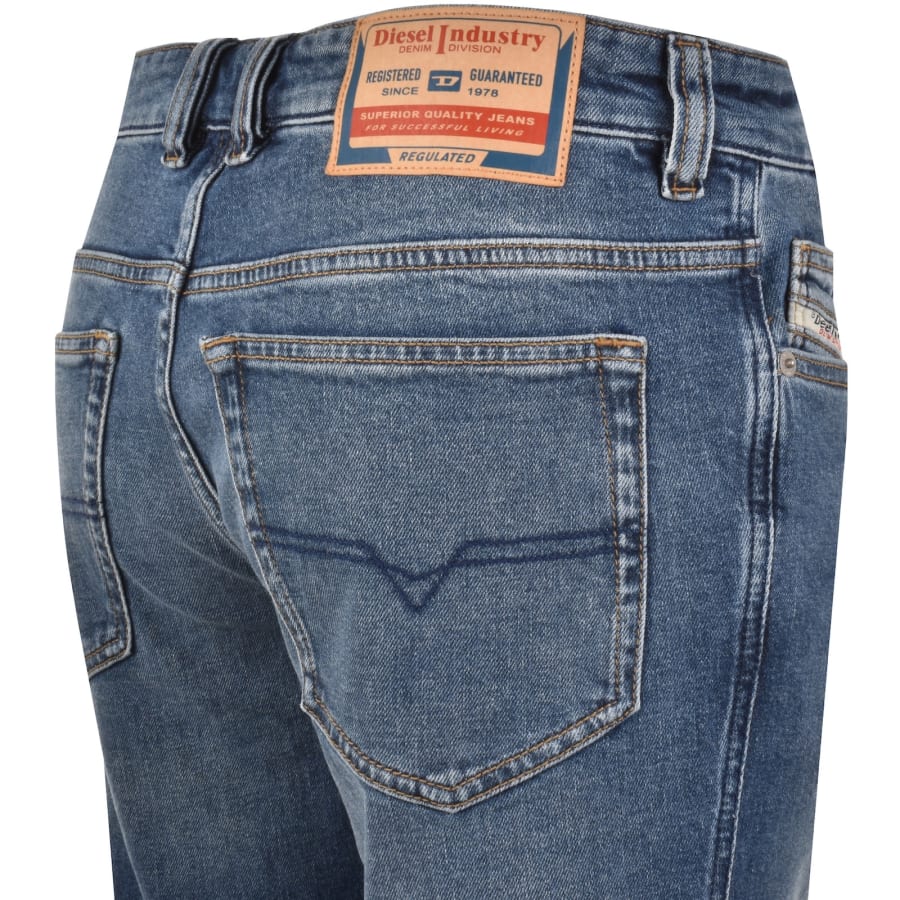 Image number 4 for Diesel 1993 D Vyl Jeans Mid Wash Blue