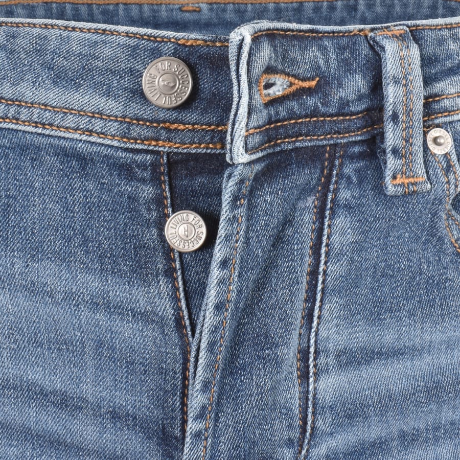 Image number 5 for Diesel Larkee Light Wash Regular Fit Jeans Blue