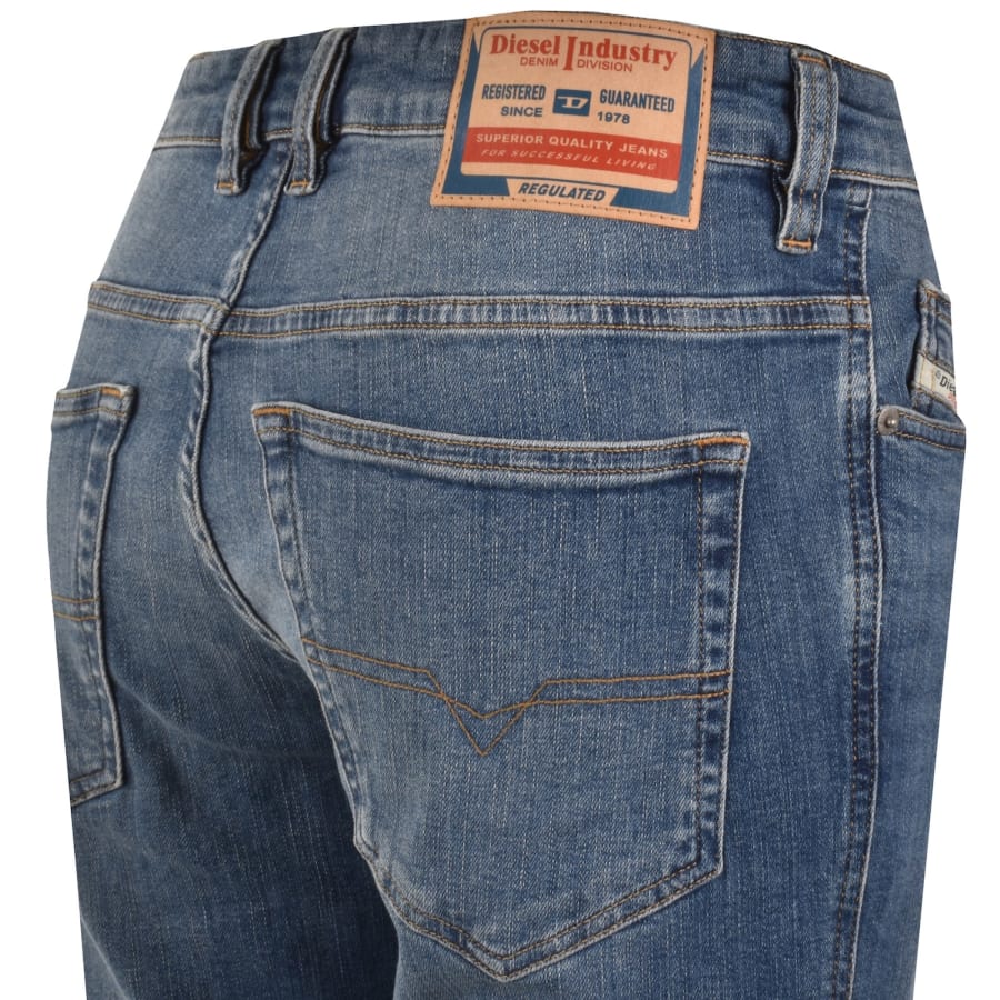 Image number 4 for Diesel 1993 D Vyl Jeans Mid Wash Blue