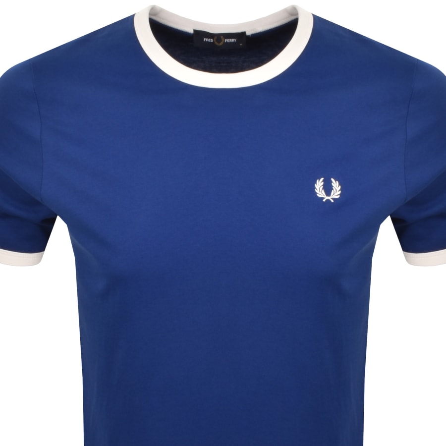 Image number 2 for Fred Perry Ringer T Shirt Laurel Soho Eclipse