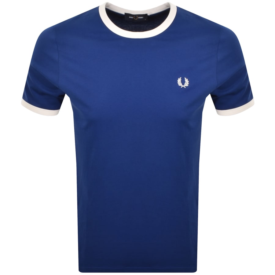 Image number 1 for Fred Perry Ringer T Shirt Laurel Soho Eclipse