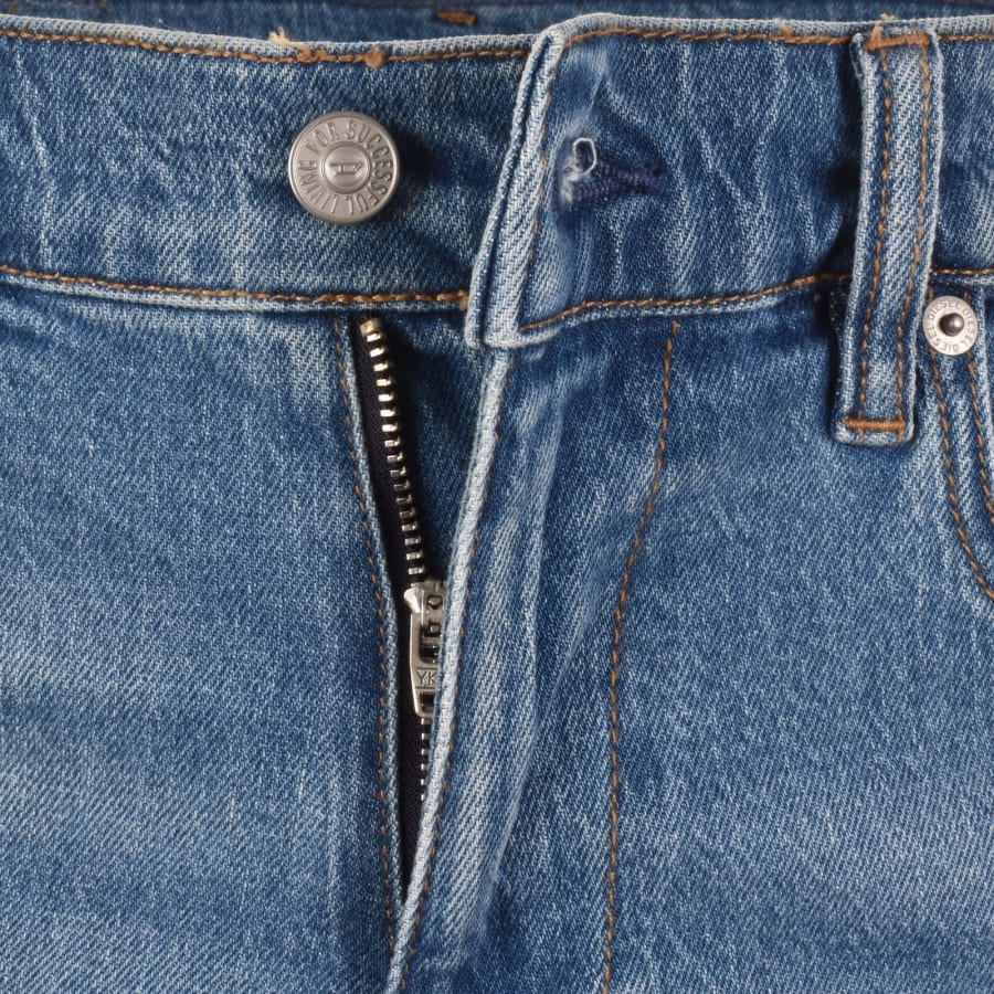 Image number 5 for Diesel D Strukt Slim Fit Light Wash Jeans Blue