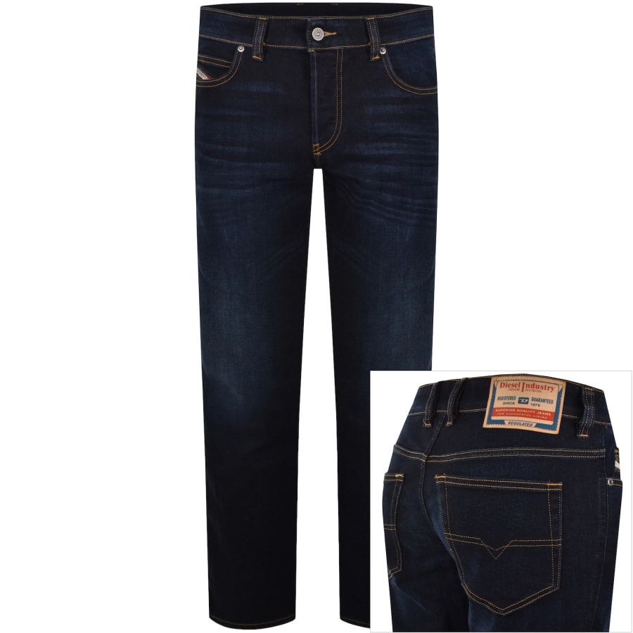 Image number 1 for Diesel 1993 D Vyl Jeans Dark Wash Blue