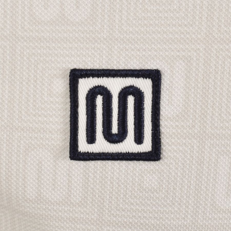 Image number 3 for Fred Perry X Meyba Printed Polo T Shirt Off White