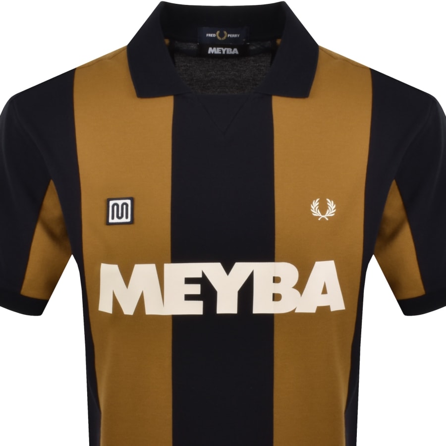 Image number 2 for Fred Perry X Meyba Polo T Shirt Navy