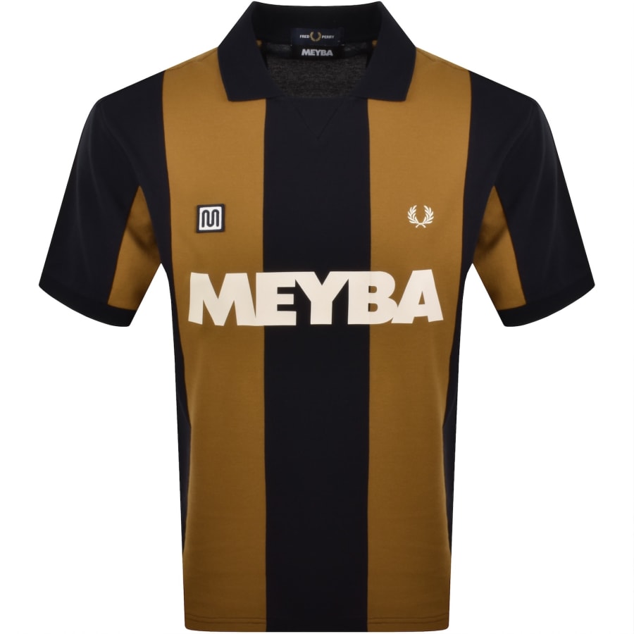 Image number 1 for Fred Perry X Meyba Polo T Shirt Navy