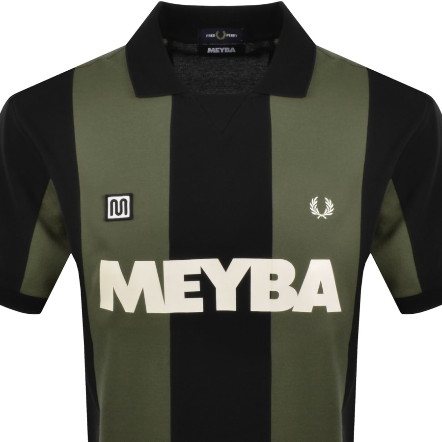 Image number 2 for Fred Perry X Meyba Polo T Shirt Black