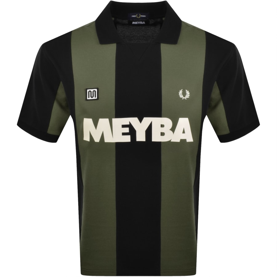 Image number 1 for Fred Perry X Meyba Polo T Shirt Black