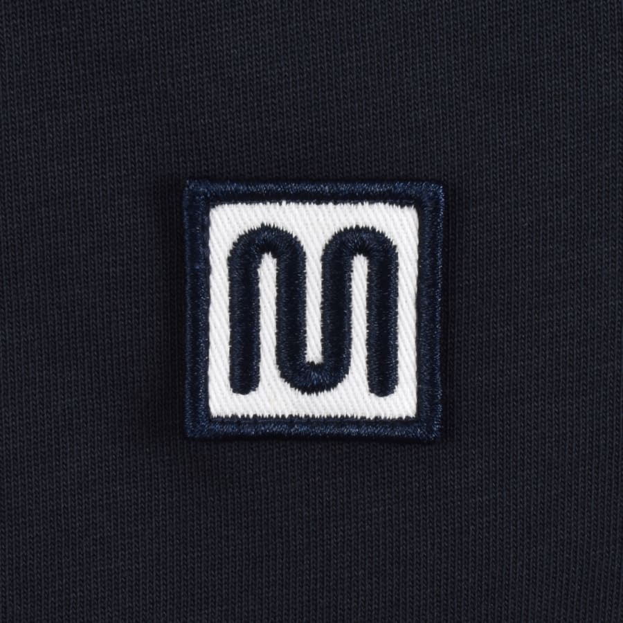 Image number 3 for Fred Perry X Meyba T Shirt Laurel Navy