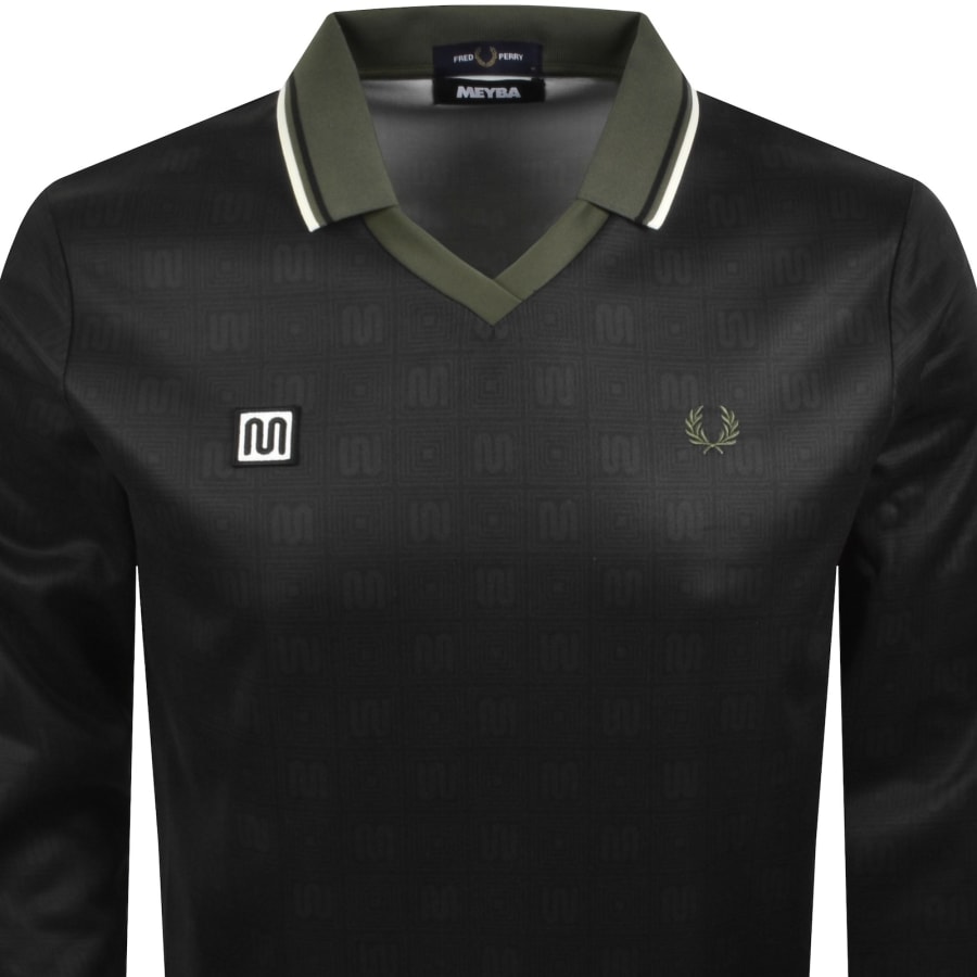 Image number 2 for Fred Perry X Meyba Polo T Shirt Black