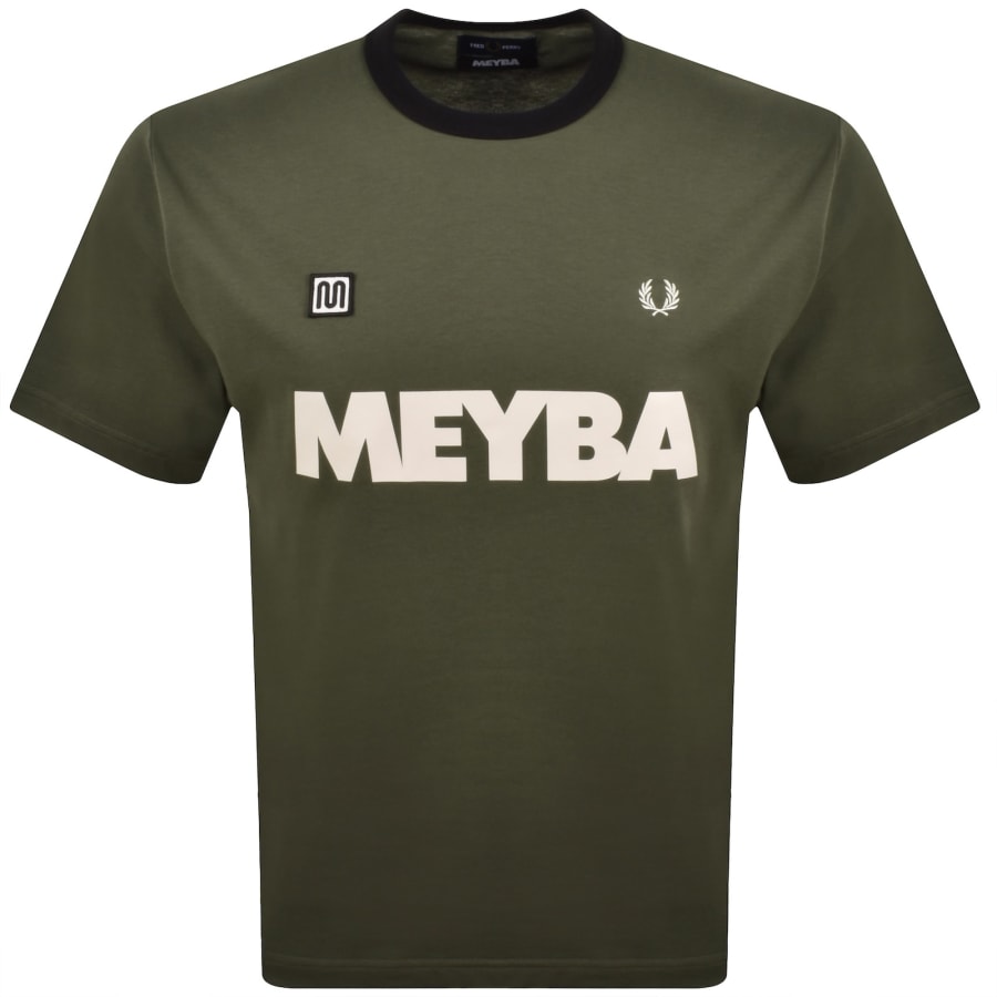 Image number 1 for Fred Perry X Meyba Ringer T Shirt Green