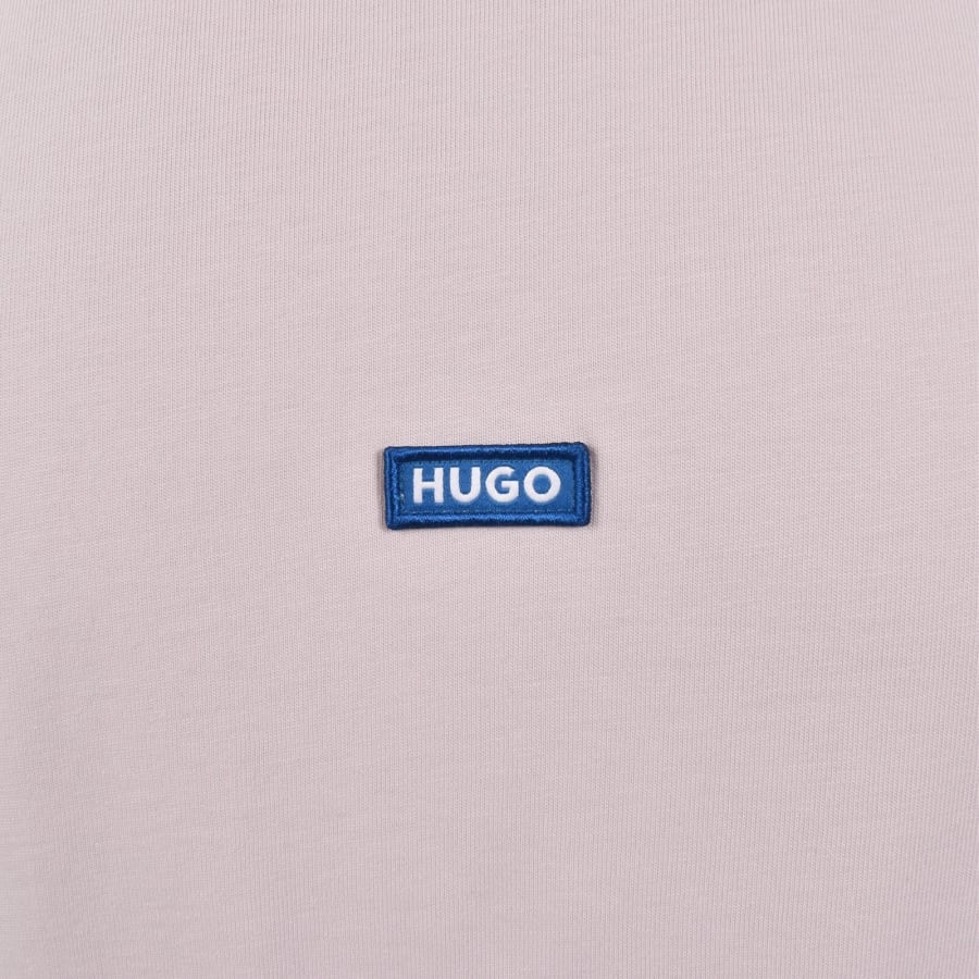 Image number 3 for HUGO Blue Nieros Logo T Shirt Lilac