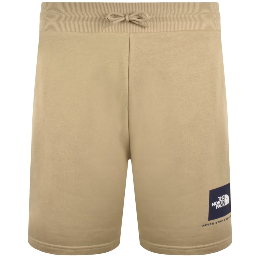 Image number 1 for The North Face Logo Shorts Beige