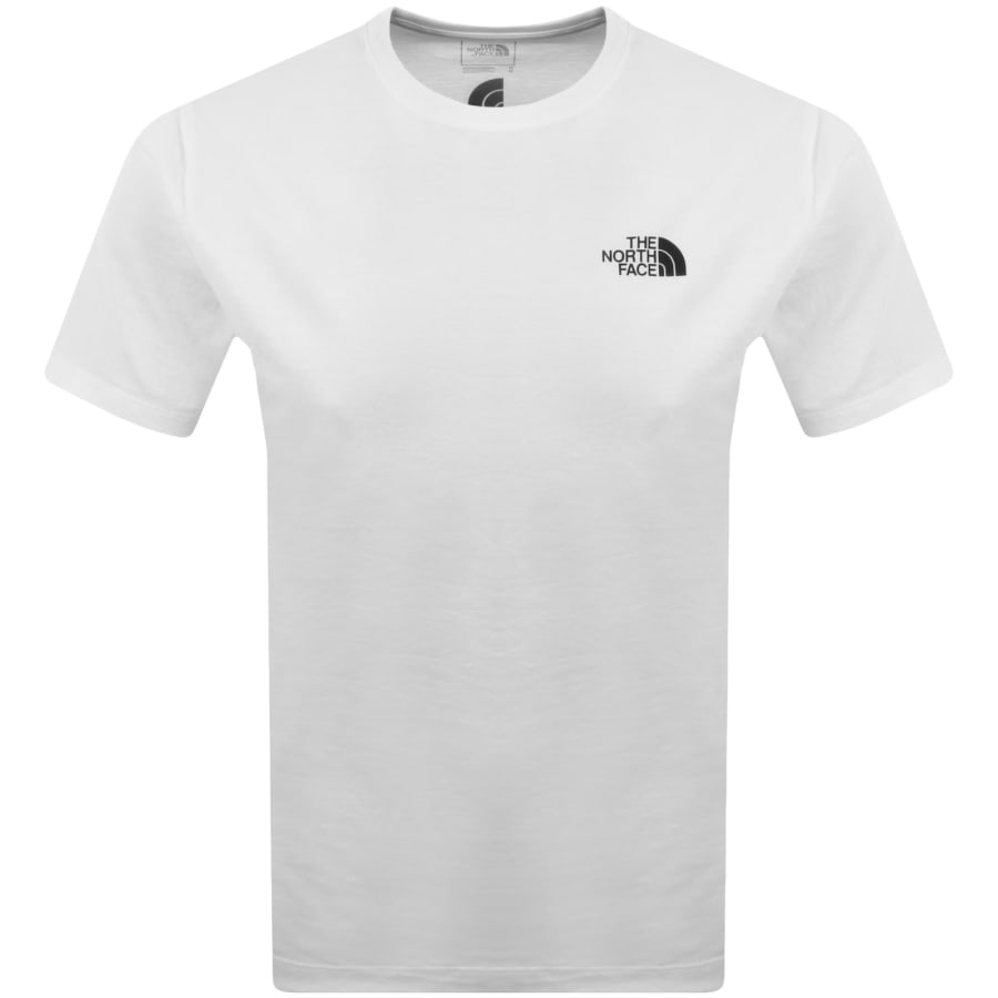 Image number 2 for The North Face Vertical Logo T Shirt White