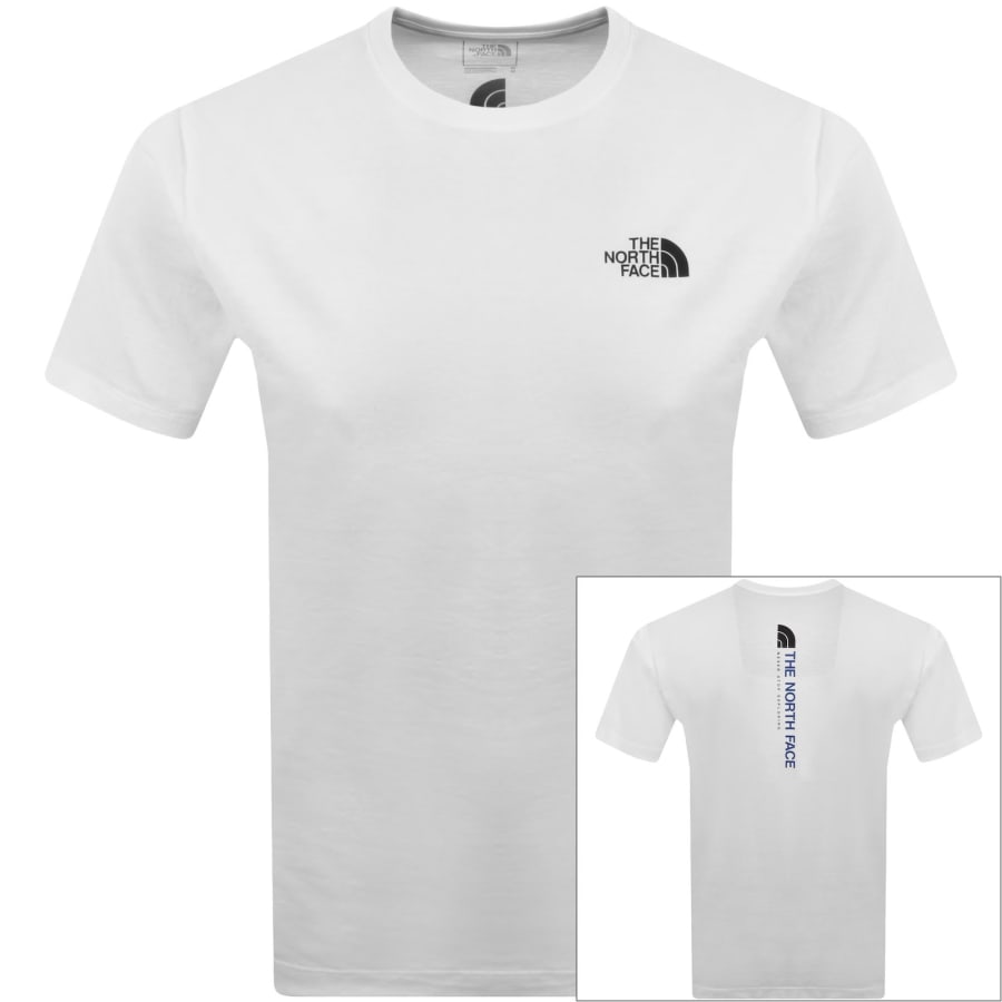Image number 1 for The North Face Vertical Logo T Shirt White