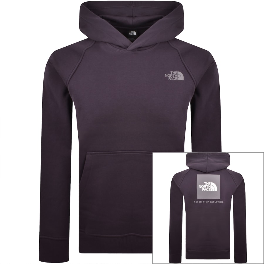 Image number 1 for The North Face Raylan Box Hoodie Purple