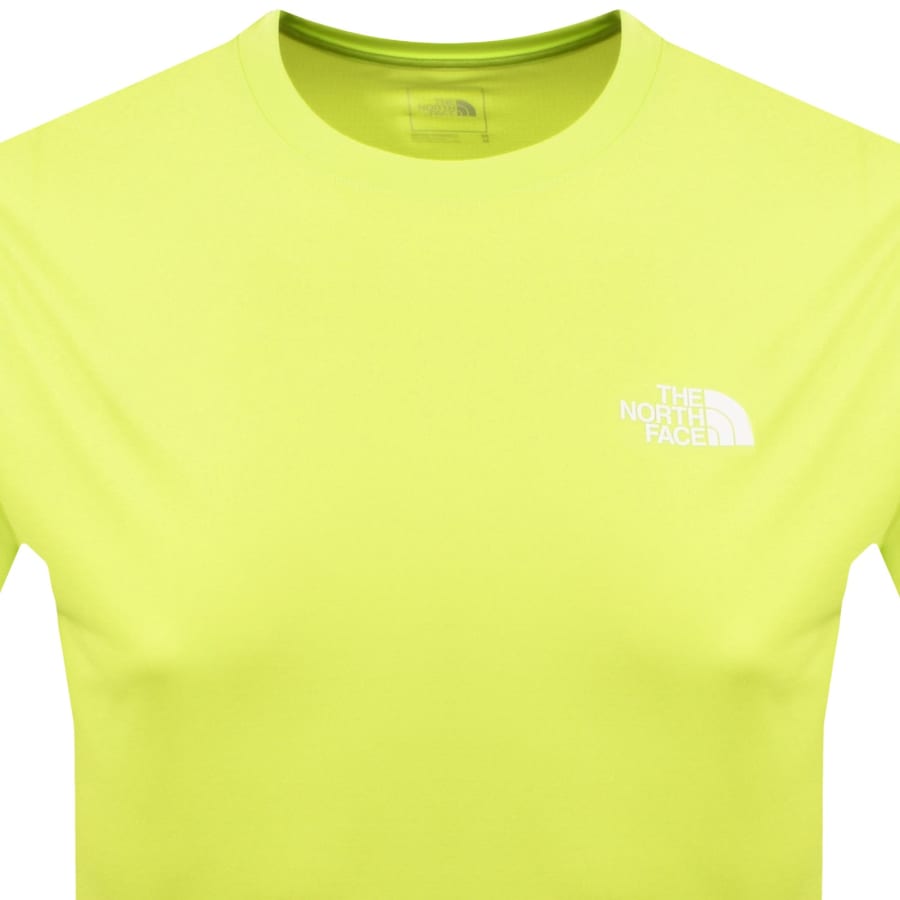 Image number 2 for The North Face 24/7 T Shirt Fizz Lime Green