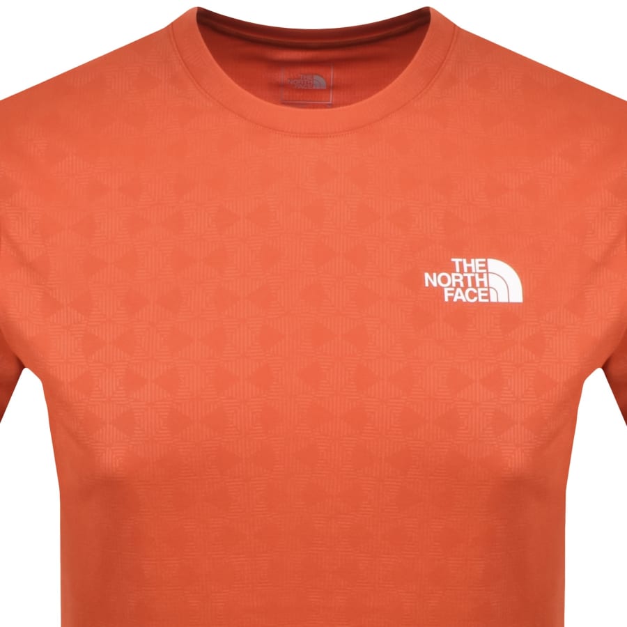 Image number 2 for The North Face 24/7 T Shirt Lava Red