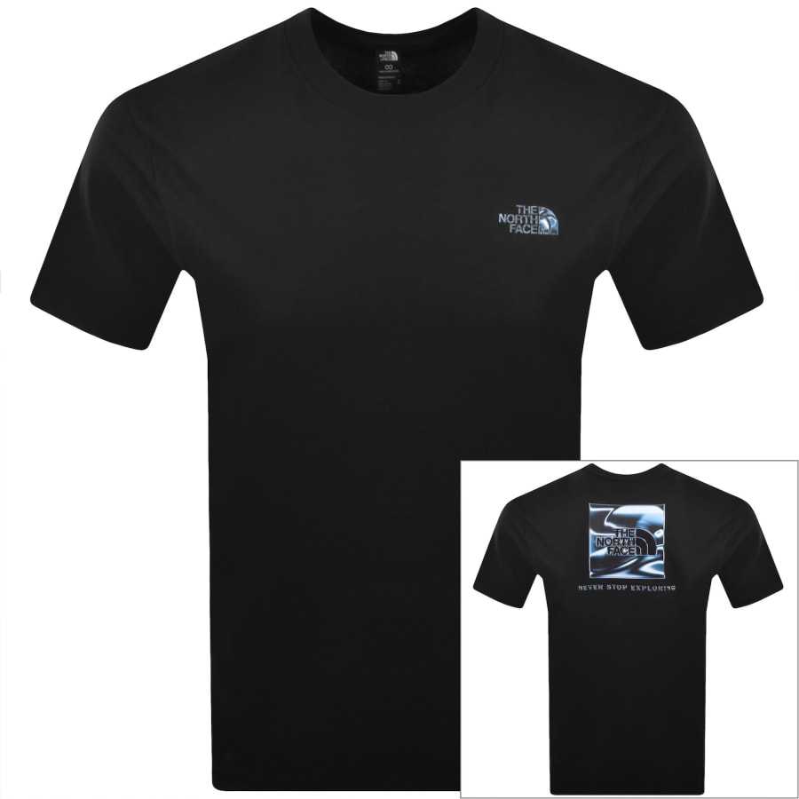 Image number 1 for The North Face Liquid Box NSE T Shirt Black