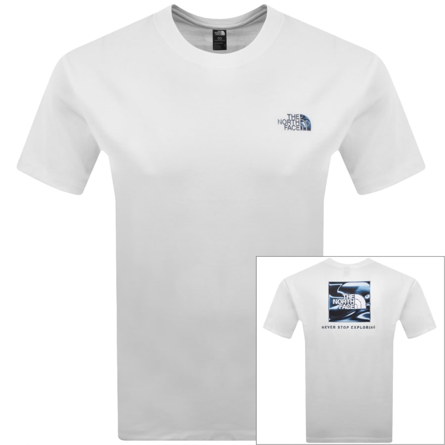 Image number 1 for The North Face Liquid Box NSE T Shirt White