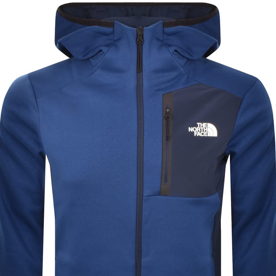 Image number 2 for The North Face Full Zip Hoodie Estate Blue