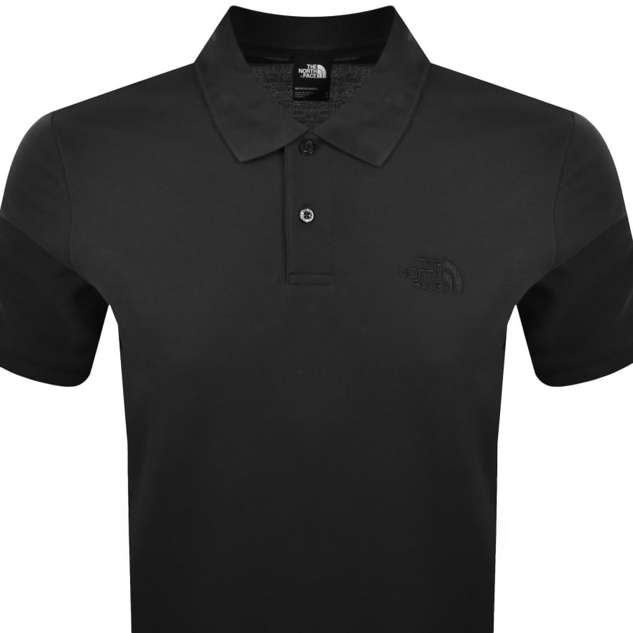 Image number 2 for The North Face Polo Pique Black