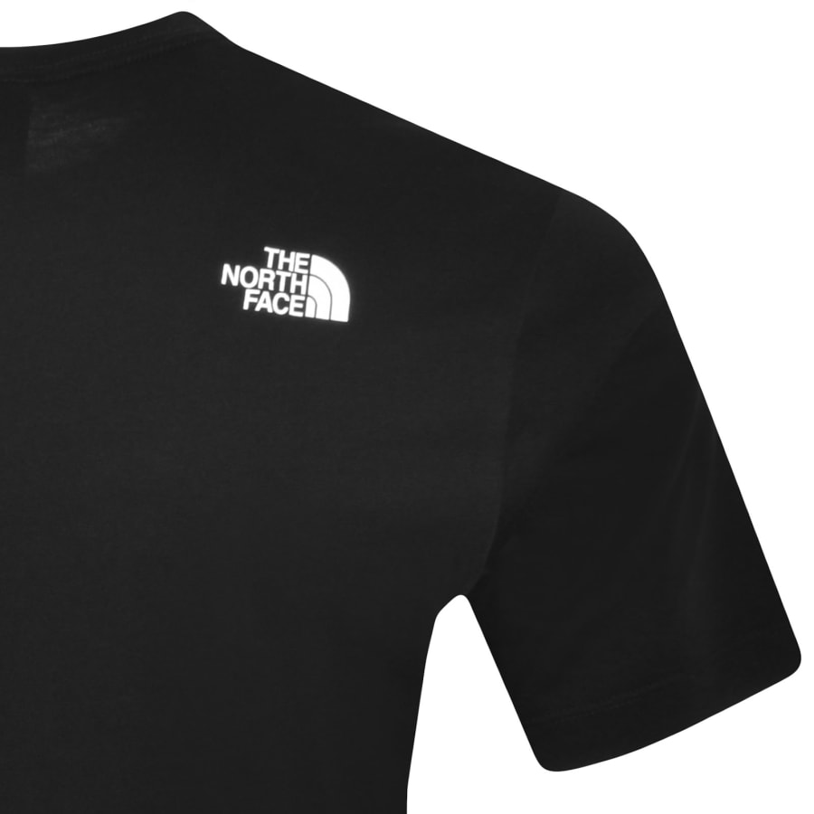 Image number 4 for The North Face Mountain Line T Shirt Black