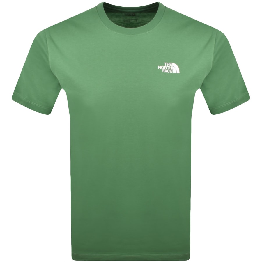 Image number 2 for The North Face Evolution Box T Shirt Green