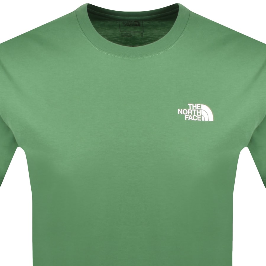 Image number 3 for The North Face Evolution Box T Shirt Green
