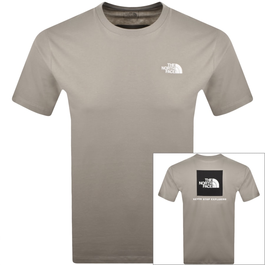 Image number 1 for The North Face Evolution Box T Shirt Grey