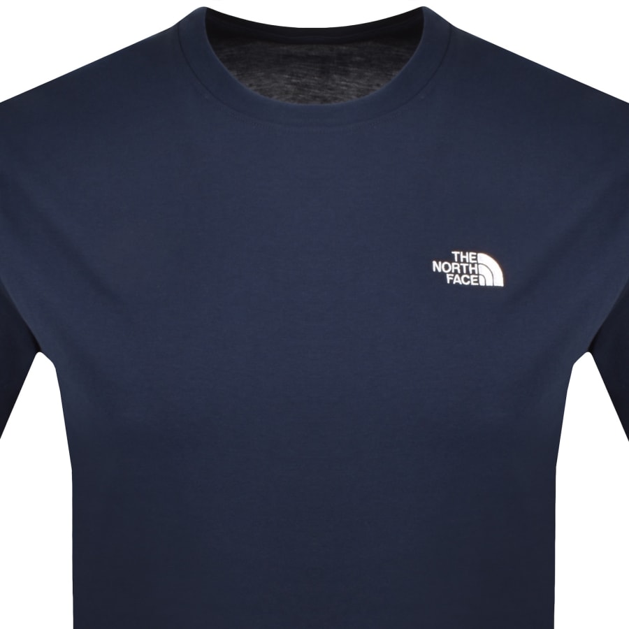Image number 2 for The North Face Evolution Dome T Shirt Navy