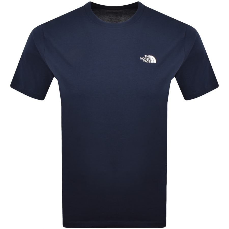 Image number 1 for The North Face Evolution Dome T Shirt Navy