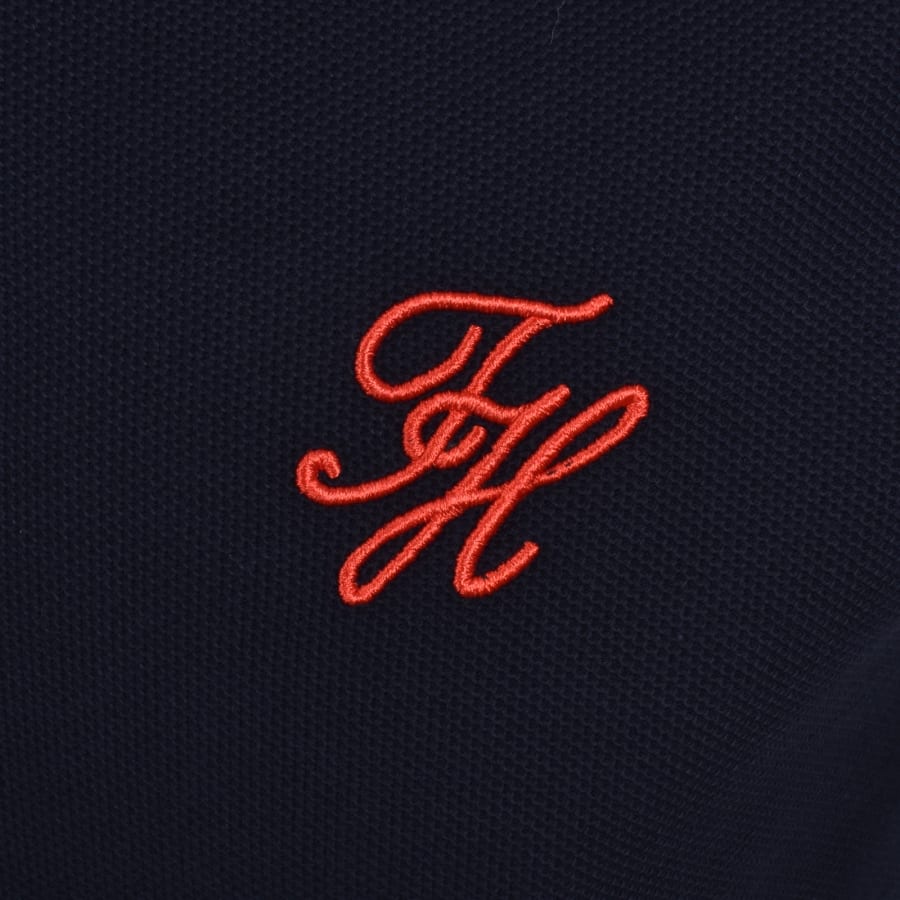 Image number 3 for Tommy Hilfiger Script Polo Navy