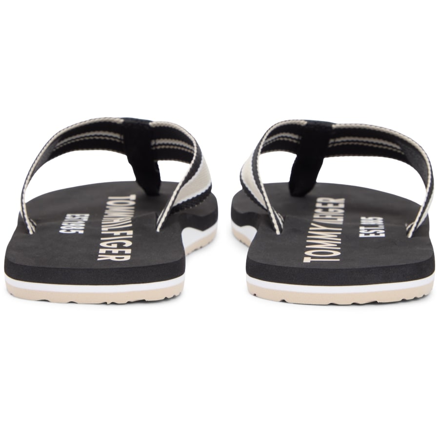 Image number 3 for Tommy Hilfiger Sporty Flip Flops Black